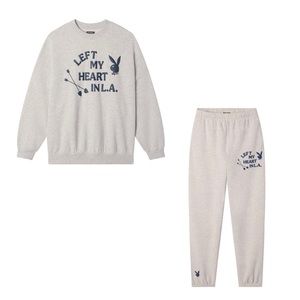 PACSUN x PLAYBOY MATCHING SWEATSUIT SET